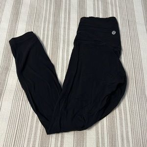 Lululemon black leggings size 4